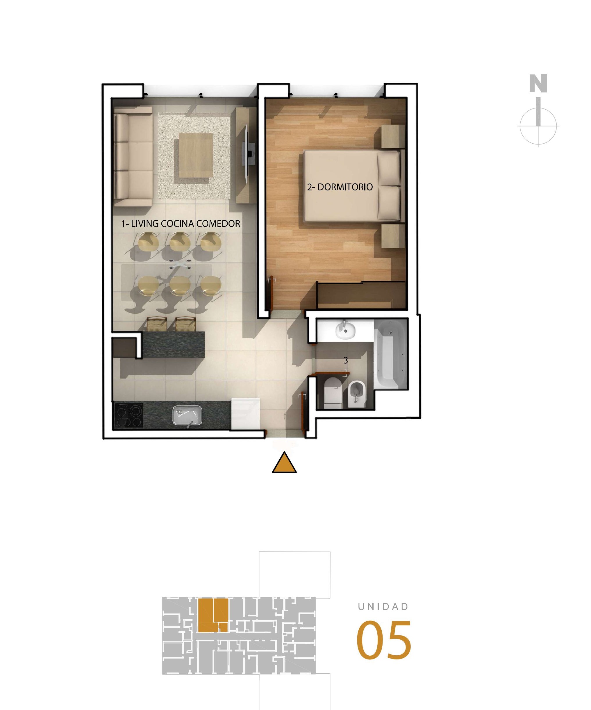 MITRE ENTRE CATAMARCA Y SALTA | DEPARTAMENTO 1 DORMITORIO CON VISTA AL RIO y OPCIONAL COCHERA